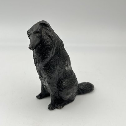 Статуэтка "Собака колли", чугун, крашение, Российская Федерация, 1990-2000 гг.