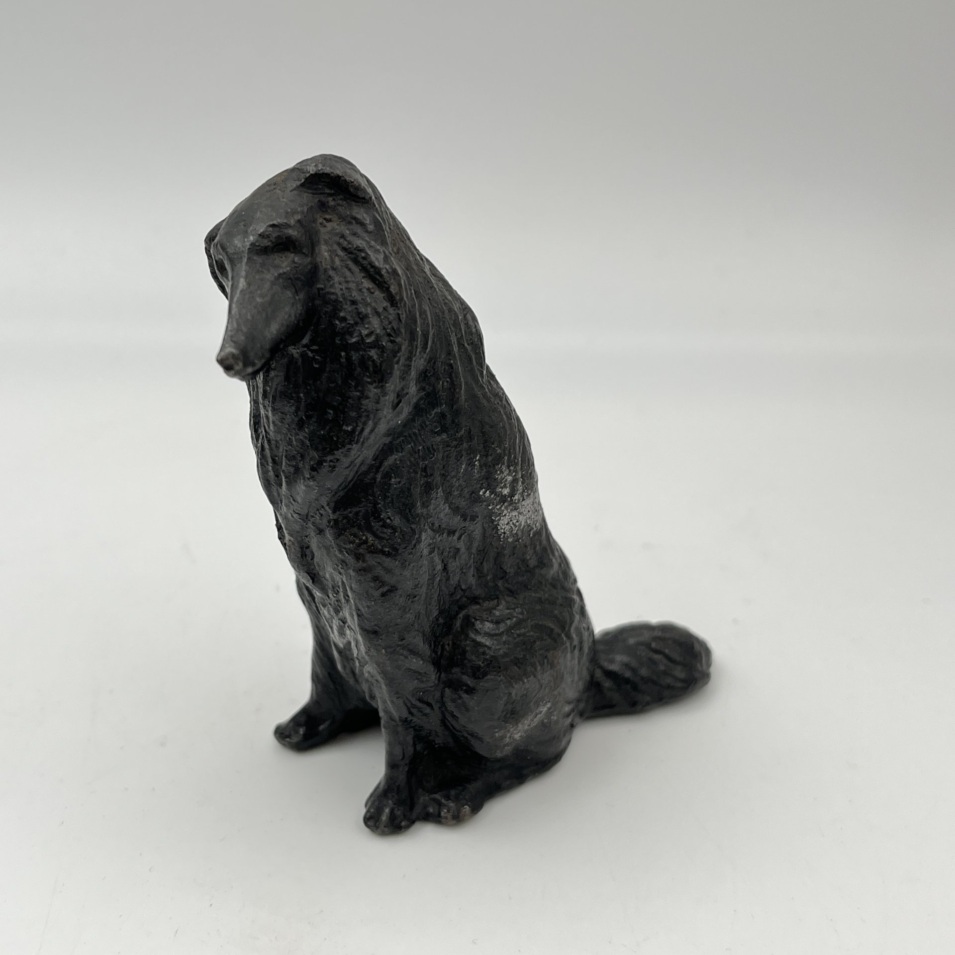 Статуэтка "Собака колли", чугун, крашение, Российская Федерация, 1990-2000 гг.