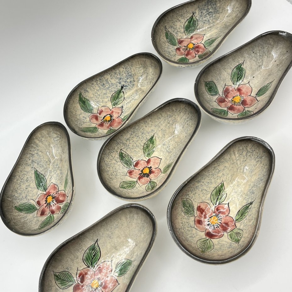 Набор из 7 салатников (плошек) для сервировки закусок , Vallauris