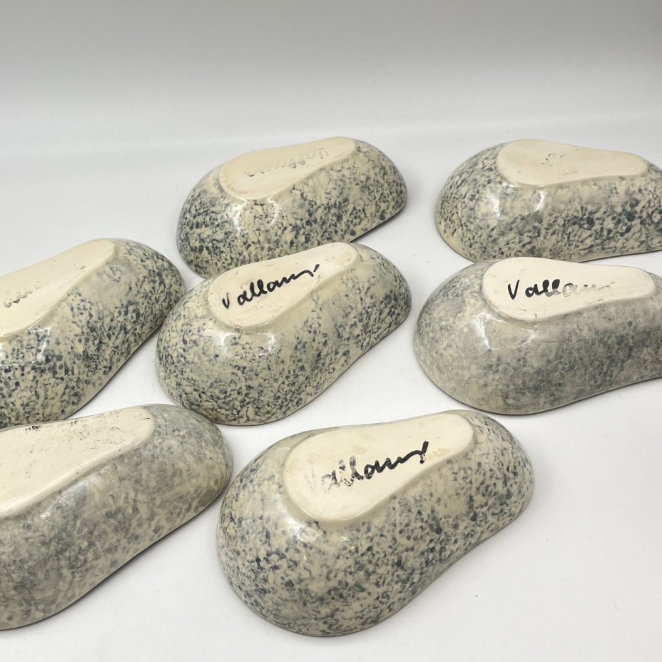 Набор из 7 салатников (плошек) для сервировки закусок , Vallauris