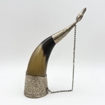 Рог изобилия (кубок для вина), рог, металл, СССР, 1970-1990 гг.