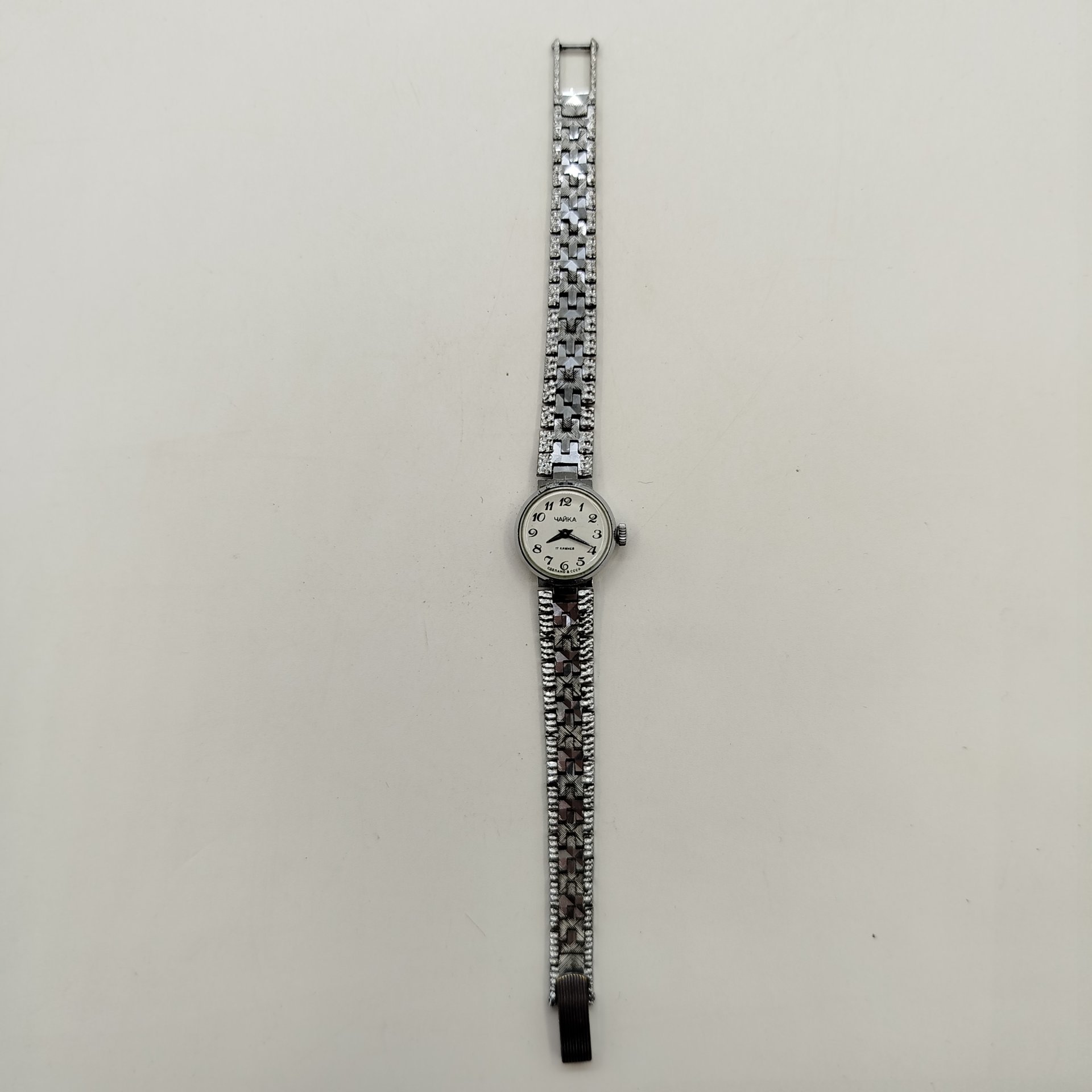 Часы наручные женские "Чайка", металл, стекло, Угличский часовой завод «Чайка», СССР, 1960-1980 гг.