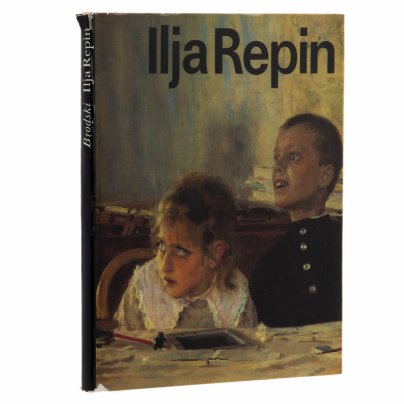 Альбом "Ilja Repin" Brodski J., (на немецком языке), бумага, печать, суперобложка, Издательство «VEB E.A. Seemann Verlag», Германия, 1981 г.