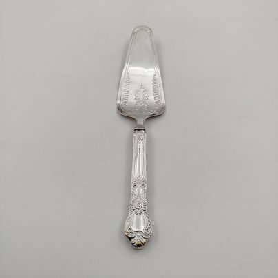Лопатка сервировочная с растительным декором, металл, Индия, 1970-1990 гг.
