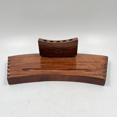 Карандашница (подставка под ручки), дерево, лак, СССР, 1970-1990 гг.