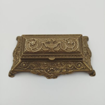 Шкатулка для марок (марочница), металл, Западная Европа, 1930-1950 гг.