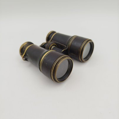 Бинокль театральный, латунь, стекло, кожа, Lemaire Fabricant, Франция, 1890-1920 гг.