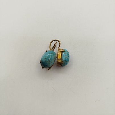Серьги овальной формы