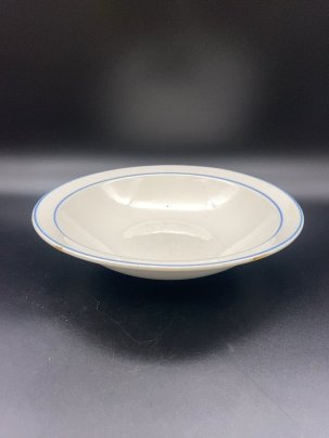 Тарелка суповая, фаянс, Конаковский фаянсовый завод им. М.И. Калинина (ЗиК Конаково), СССР, 1974-1991 гг.