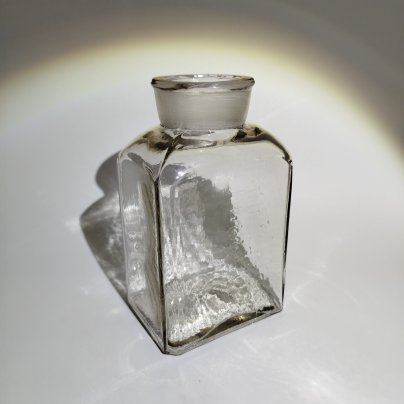 Бутыль мерная со шкалой, стекло, СССР, 1920-1950 гг.