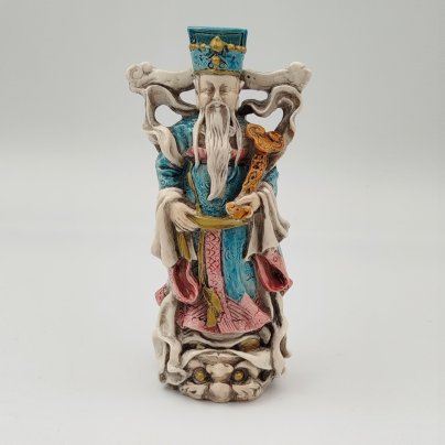 Статуэтка, "Лу-син"(бог богатства, власти и служебного положения), композитный материал, роспись, Китай, 2000-2010 гг.