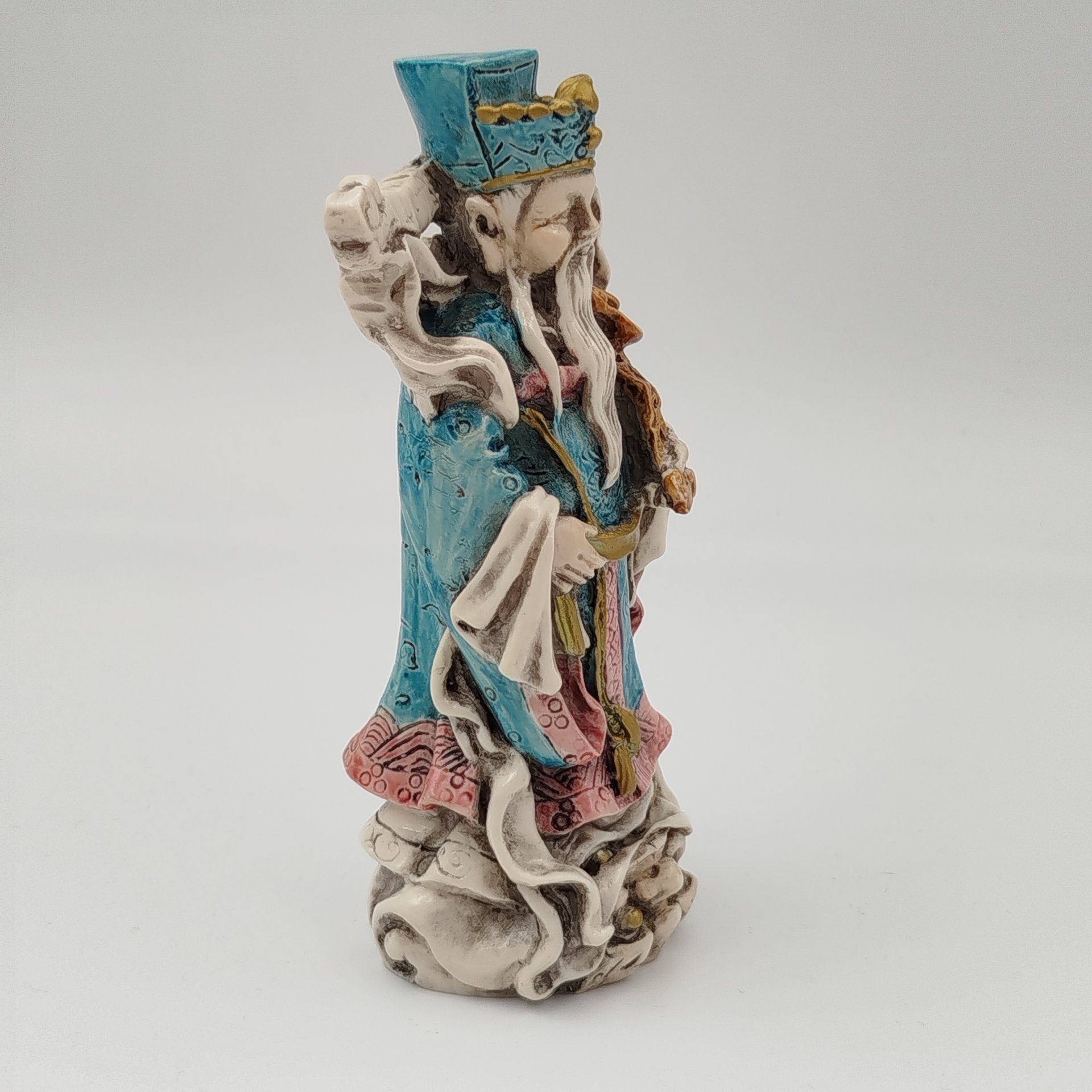 Статуэтка, "Лу-син"(бог богатства, власти и служебного положения), композитный материал, роспись, Китай, 2000-2010 гг.