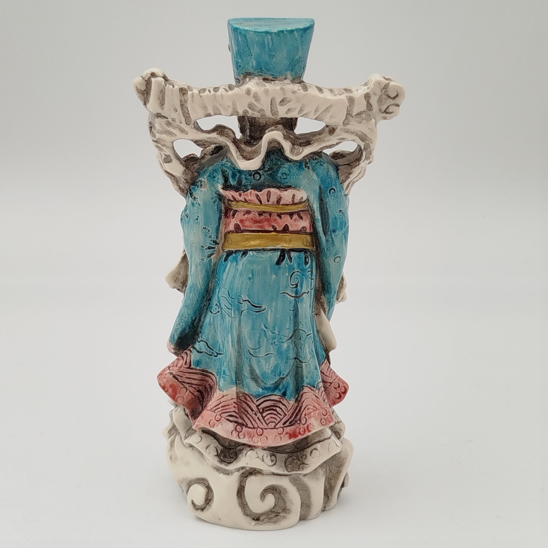 Статуэтка, "Лу-син"(бог богатства, власти и служебного положения), композитный материал, роспись, Китай, 2000-2010 гг.