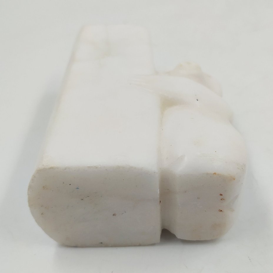 Карандашница/подсвечник "Медведь", камень, резьба