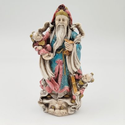 Статуэтка "Фу-син" (бог счастья, изобилия, достойного продолжение рода), композитный материал, роспись, Китай, 2000-2010 гг.