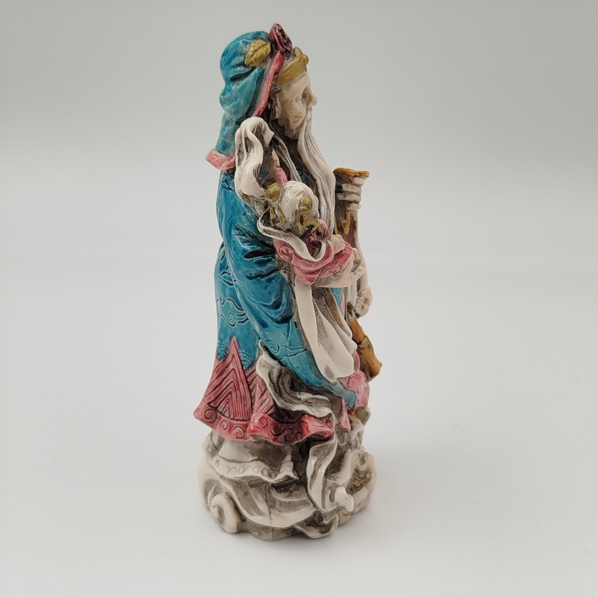 Статуэтка "Фу-син" (бог счастья, изобилия, достойного продолжение рода), композитный материал, роспись, Китай, 2000-2010 гг.