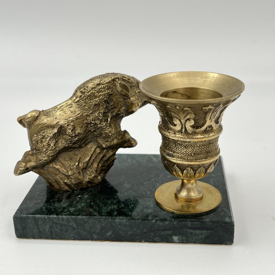 Подсвечник настольный "Вепрь" (на одну свечу)