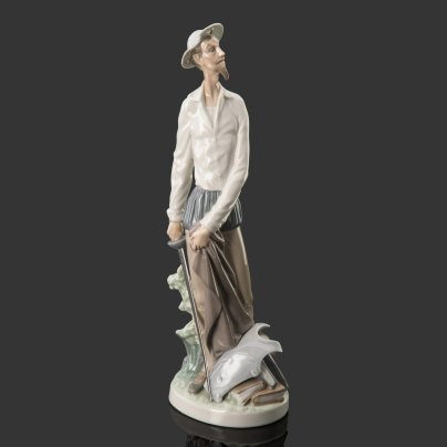 Статуэтка "Дон Кихот", скульптор Salvador Furio, фарфор, роспись, Lladro, Испания, 1977-1984 гг.