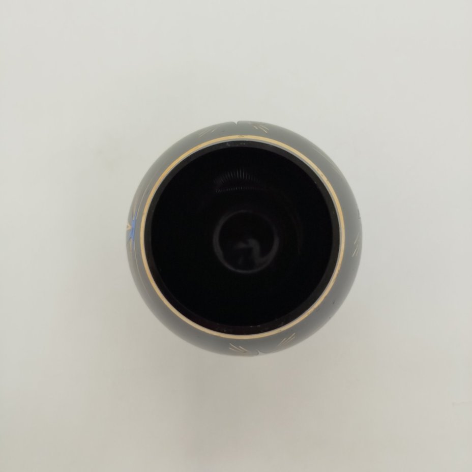 Ваза с звёздным декором из гиалитового стекла