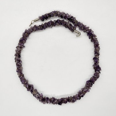 Бусы винтажные, поделочный камень, металл, СССР, 1980-1990 гг.
