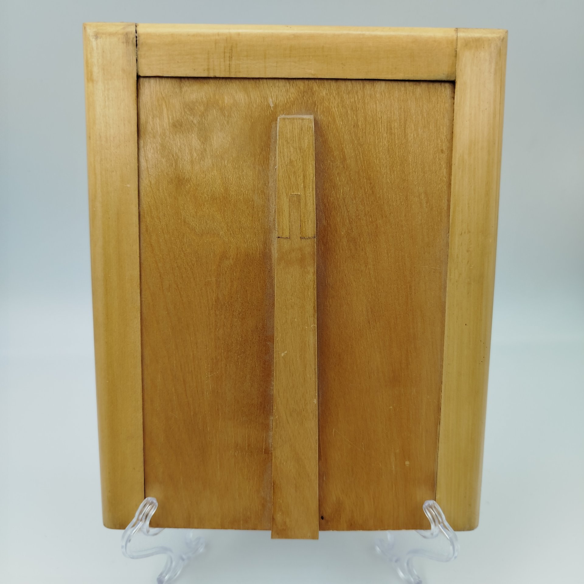 Фоторамка настольная прямоугольной формы, дерево, стекло, Артель «Идеал», СССР, 1957 г.