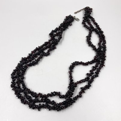 Бусы, натуральный камень, гранат, СССР, 1970-1990 гг.