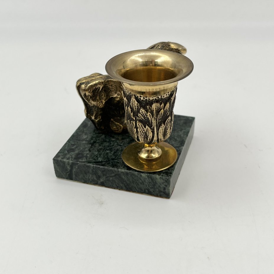 Подсвечник настольный "Бык" (на одну свечу)