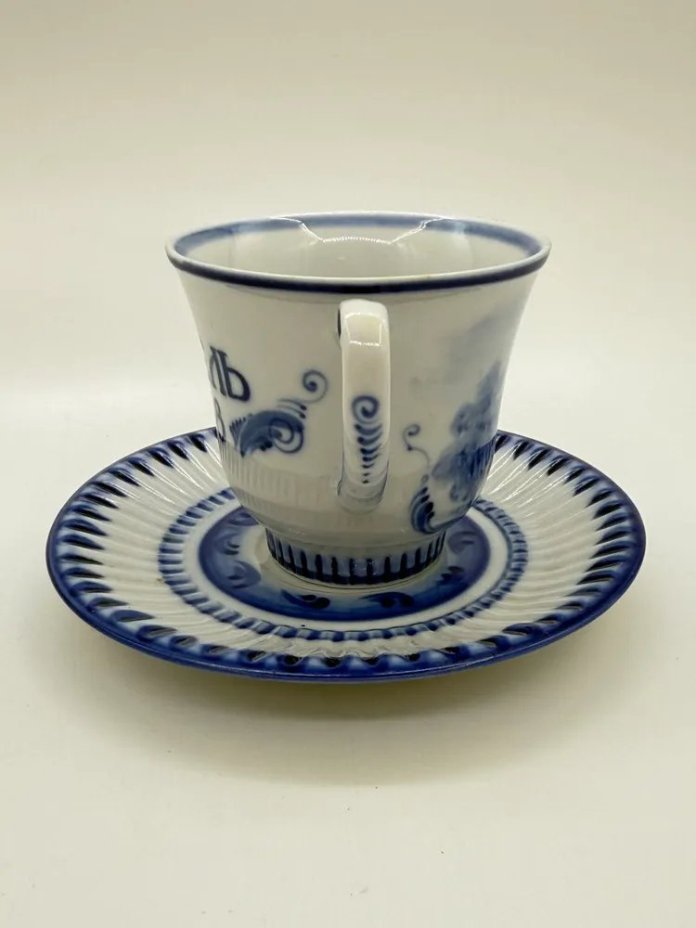 Чайная пара "Гжель 1818", Гжель