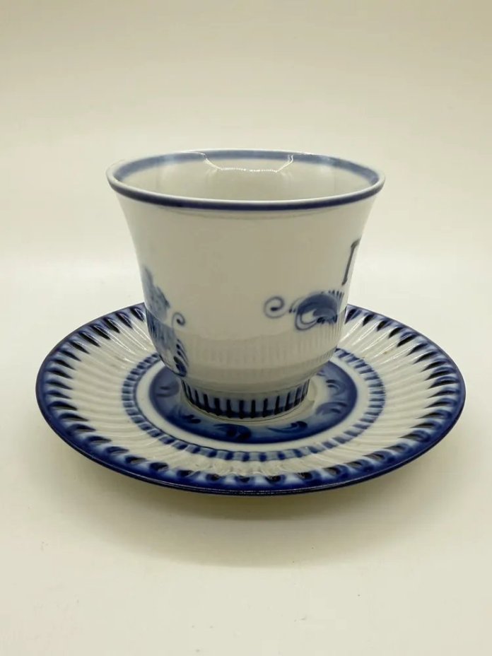 Чайная пара "Гжель 1818", Гжель