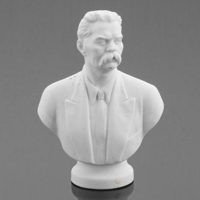 Бюст "Максим Горький", бисквит, Ленинградский фарфоровый завод (ЛФЗ), СССР, 1970-1991 гг.