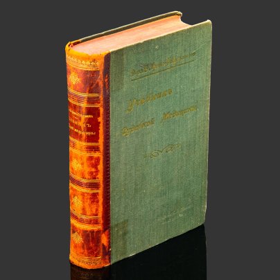 Книга, Доктор Эдуард Фон Гофманн, "Учебник Судебной Медицины", Издание К.Л. Риккера, бумага, печать, кожа, тиснение, коленкор, Российская империя, 1901 г.