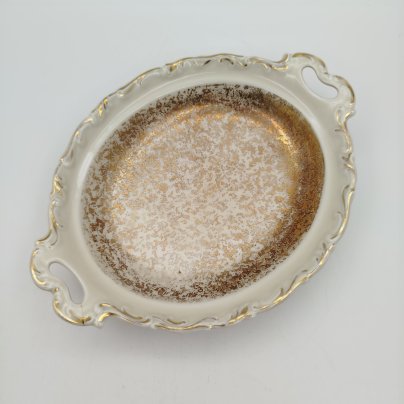 Конфетница, фарфор, золочение, Alka-Kunst Alboth & Kaiser Bavaria, Бавария, 1948-1958 гг.