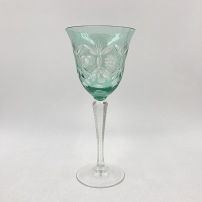 Бокал с резным узором, стекло, алмазная грань, Западная Европа, 1970-1990 гг.