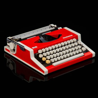 Машинка печатная "Unis TBM De Luxe" в оригинальном футляре, металл, пластик, Tvornica Biro Mašina, Югославия, 1970-1990 гг.