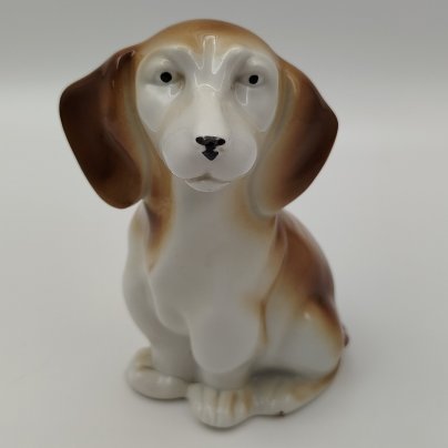 Статуэтка "Такса", фарфор, аэрография, Германия, 1970-1990 гг.