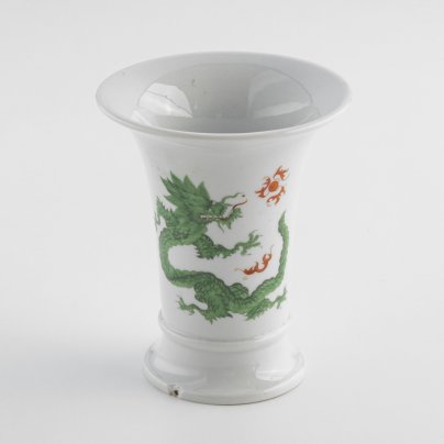 Ваза "Зелёный дракон", Meissen (Мейсенский фарфор)