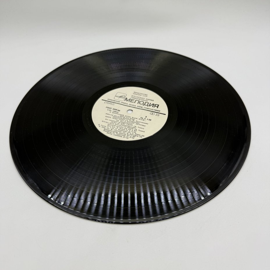 Грампластинка "Владимир Шаинский. Всем, всем, всем...Песни для детей",  LP (Long play), EX (excellent), композитный материал, картон, Всесоюзная фирма грампластинок «Мелодия»