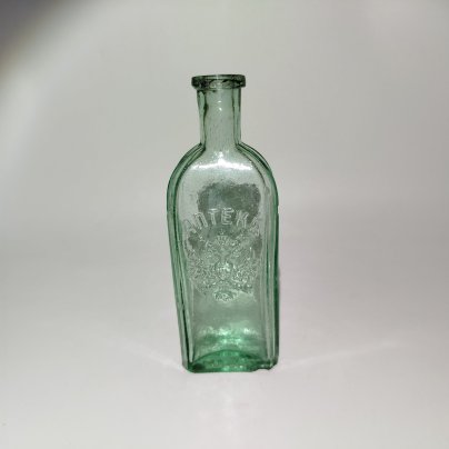 Флакон "Аптека Б.С.", стекло, Российская империя, 1900-1917 гг.