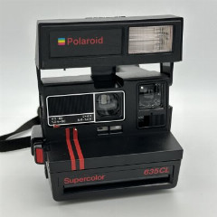 Фотоаппарат мгновенной съемки "Polaroid 635 Cl", Предприятие "Светозар", пластик, стекло, СССР, 1990 г.