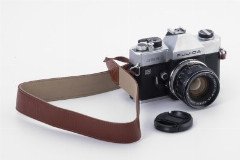 Фотоаппарат пленочный Fujica ST801 55 мм F1.8, металл, пластик, стекло, искусственная кожа, Fujifilm, Япония, 1972-1978 гг.