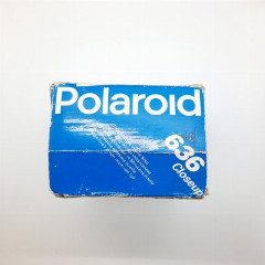 Фотоаппарат мгновенной печати "Polaroid 636 Close Up" в оригинальной коробке, пластик, картон, Polaroid, Великобритания, 1990-1994 гг.