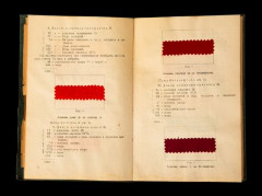 Пироженко А.В. "Холодные красители в набивке и крашении" (с образцами ткани), издание Информтехбюро Главанилпрома, тираж 1000 экземпляров, бумага, печать, ткань, СССР, 1939 г.