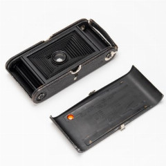 No. 3A Folding Pocket Kodak, металл, кожа, стекло, латунь, Kodak, США, 1909-1930 гг.