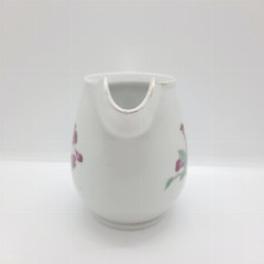 Молочник с цветочным декором, фарфор, деколь, Китай, 1950-1980 гг.