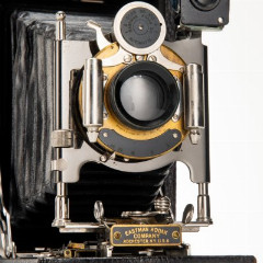 No. 3A Folding Pocket Kodak, металл, кожа, стекло, латунь, Kodak, США, 1909-1930 гг.