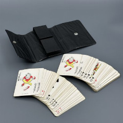 Дорожный набор в виде записной книжки с 2 колодами игральных карт для игры в покер, бумага, Гонконг, 1970-1990 гг.
