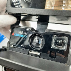 Фотоаппарат мгновенной печати "Polaroid 636 Close Up" в оригинальной коробке, пластик, картон, Polaroid, Великобритания, 1990-1994 гг.