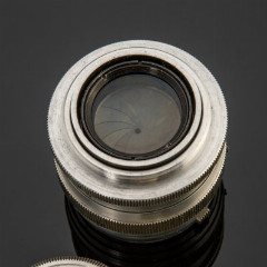 Объектив "Sonnar 1: 1,5 f=5cm T", металл, стекло, Carl Zeiss, Германия, 1942-1945 гг.