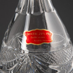 Графин для вина Cristal Taille main souffle bouche в коробке, хрусталь, 24% свинца, Франция, 1990-2010 гг.