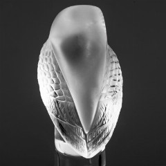 Статуэтка  (пресс-папье) "Сова", хрусталь, Lalique (Лалик), Франция, 1980-1999 гг.